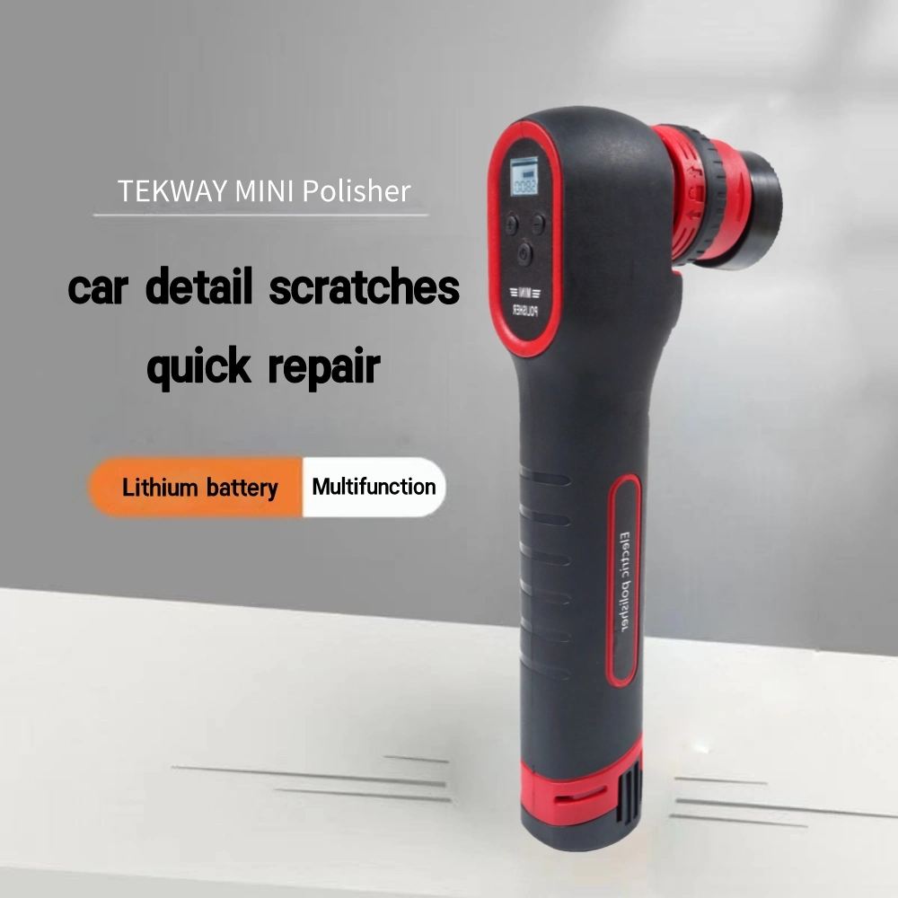 Electric Tool Tekway Mini Polisher Car Detailing Multifunctional Digital Display Design Cordless Mini Polisher Detail Waxing