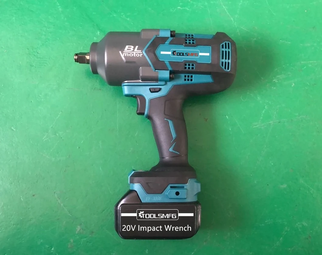 20V 1000 Nm Cordless Brushless Impact Electric Wrench