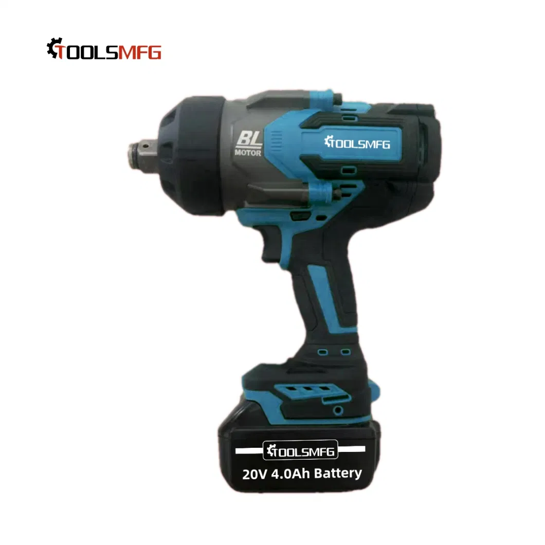 Toolsmfg 20V 2000nm 1475 FT. Lbs Cordless Wrench Electric Wrench Impact Wrench M14-M36 Wrench