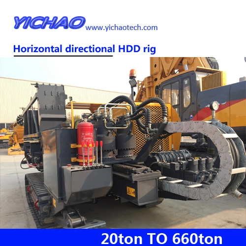 Trenchless Underground Pipe Lay Drill Horizontal Directional Drilling Hdd Machine with Accessories Back Reamers Hydraulic Tongs Rock Tools Motors