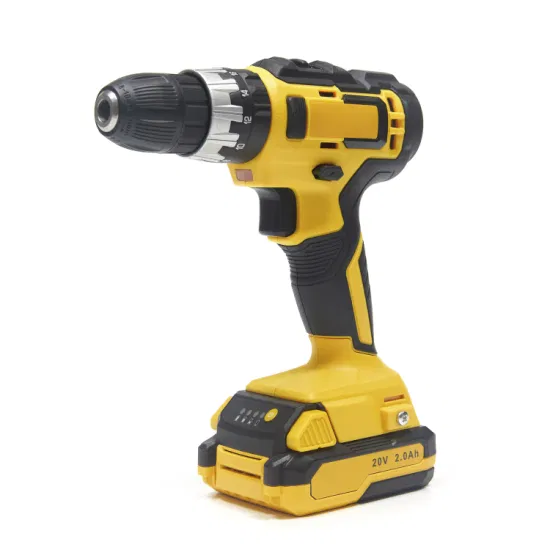 Electric 18V Lithium Double Speed Cordless Wireless Power Impact Hammer Hand Drills