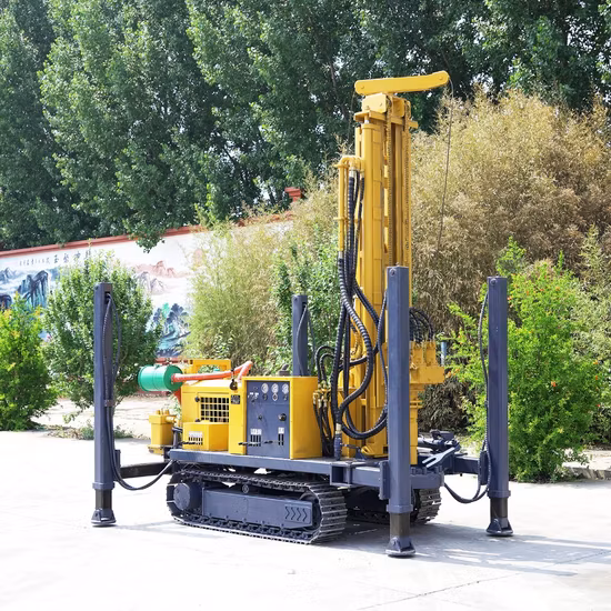 160m/180m/220m/260m/300m Drilling Depth Crawler Pneumatic Borehole Core Water Well Drill/Drilling Rig Machine for Rock/Mountain/Mining Area
