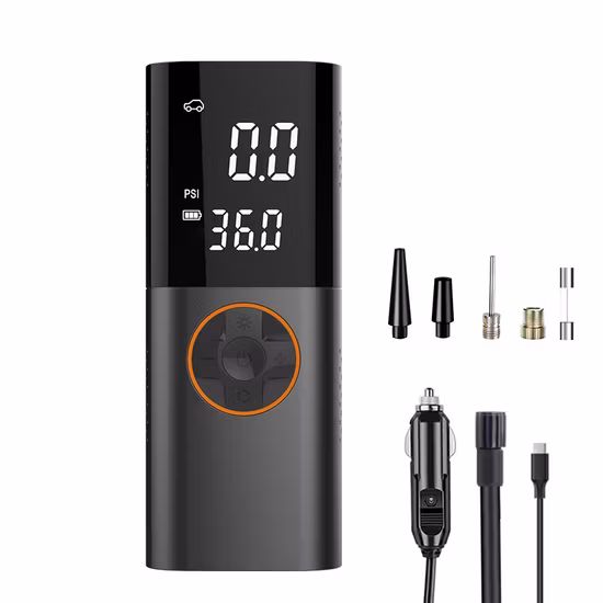 Wireless 21V Tire Inflator Digital Automatic Tire Inflators Portable Mini Cordless Air Pump Car Air Compressor Inflator