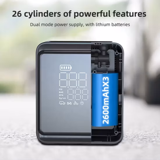 Rechargeable Cordless Intelligent Digital Car Tire Air Pump Tire Inflator