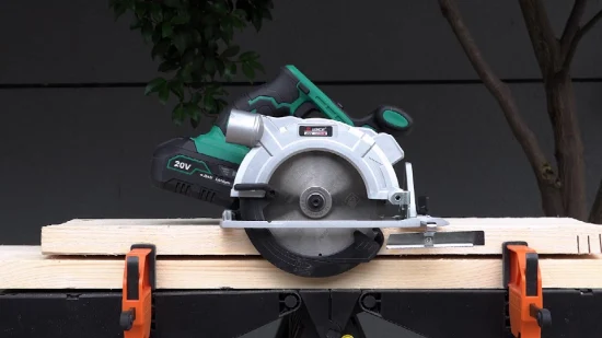Liangye Wood Cutting Tools 18V 2.0ah Battery Operated 165mm Cordless Electric Circular Saw