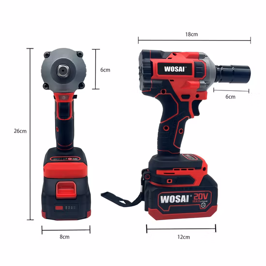 High Quality China Factory Vvosai 20V Cordless Impact Wrench
